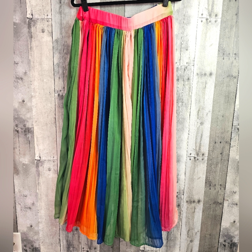 Handmade Rainbow Chiffon Skirt